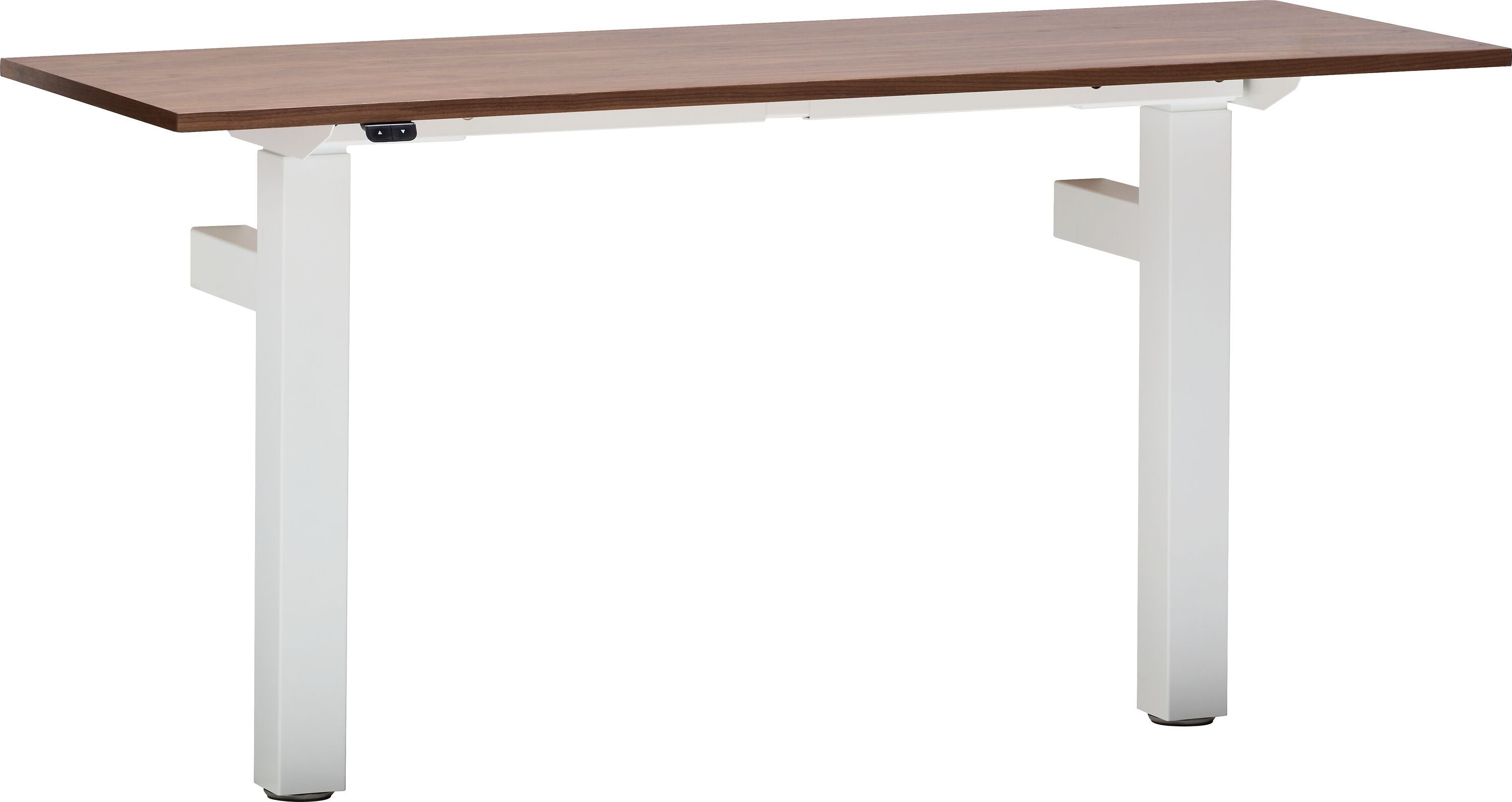 FLEXCUBE Wandtisch höhenverstellbar - Nussbaum / B: 140.0 cm x T: 50.0 cm x H: 67.5 cm