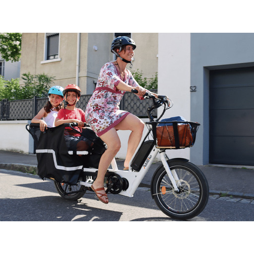 Bicicleta de carga elétrica familiar Addbike U-cargo