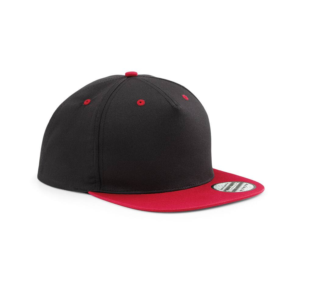 Beechfield BF610C - Casquette 5 pans avec visière contrastée