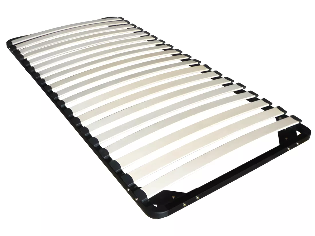 Ensemble 90 x 200 cm cadre à lattes + matelas mousse ép.15cm - ZEUS de YSMÉE