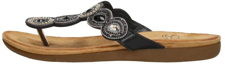 Sub55 Teenslippers zwart