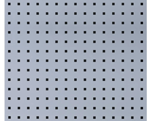 Geperforeerde plaat LW1 4-zijdig industrieel 590 x 550 x 30 mm grijs 22 gaten