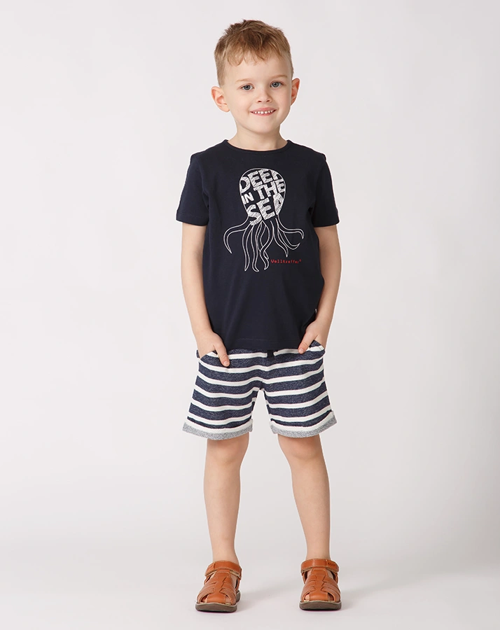 T-Shirt OCTOPUS in dunkelblau