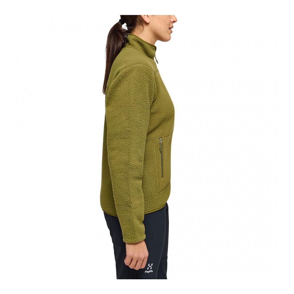 Haglöfs MOSSA PILE - Polaire Femme olive green