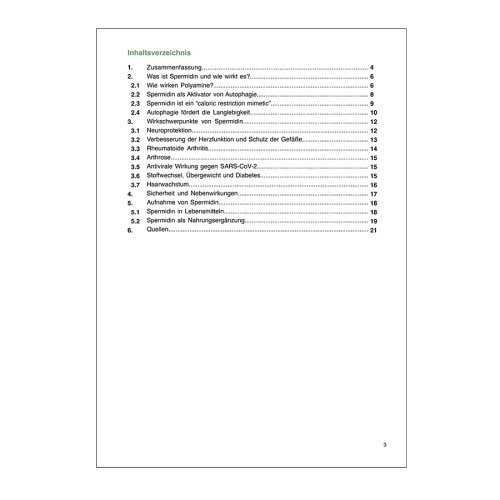 Sunday Natural Products  SpermidinZellverjüngung durch Autophagiebooster