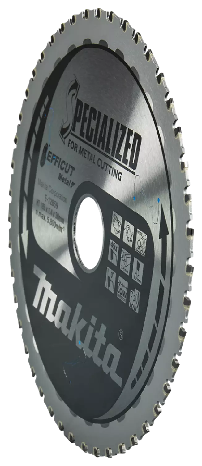 Makita E-12859 Efficut Cirkelzaagblad Staal - 185x30x1,4mm 45T