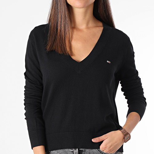 Pull Femme Col V 6535 Noir