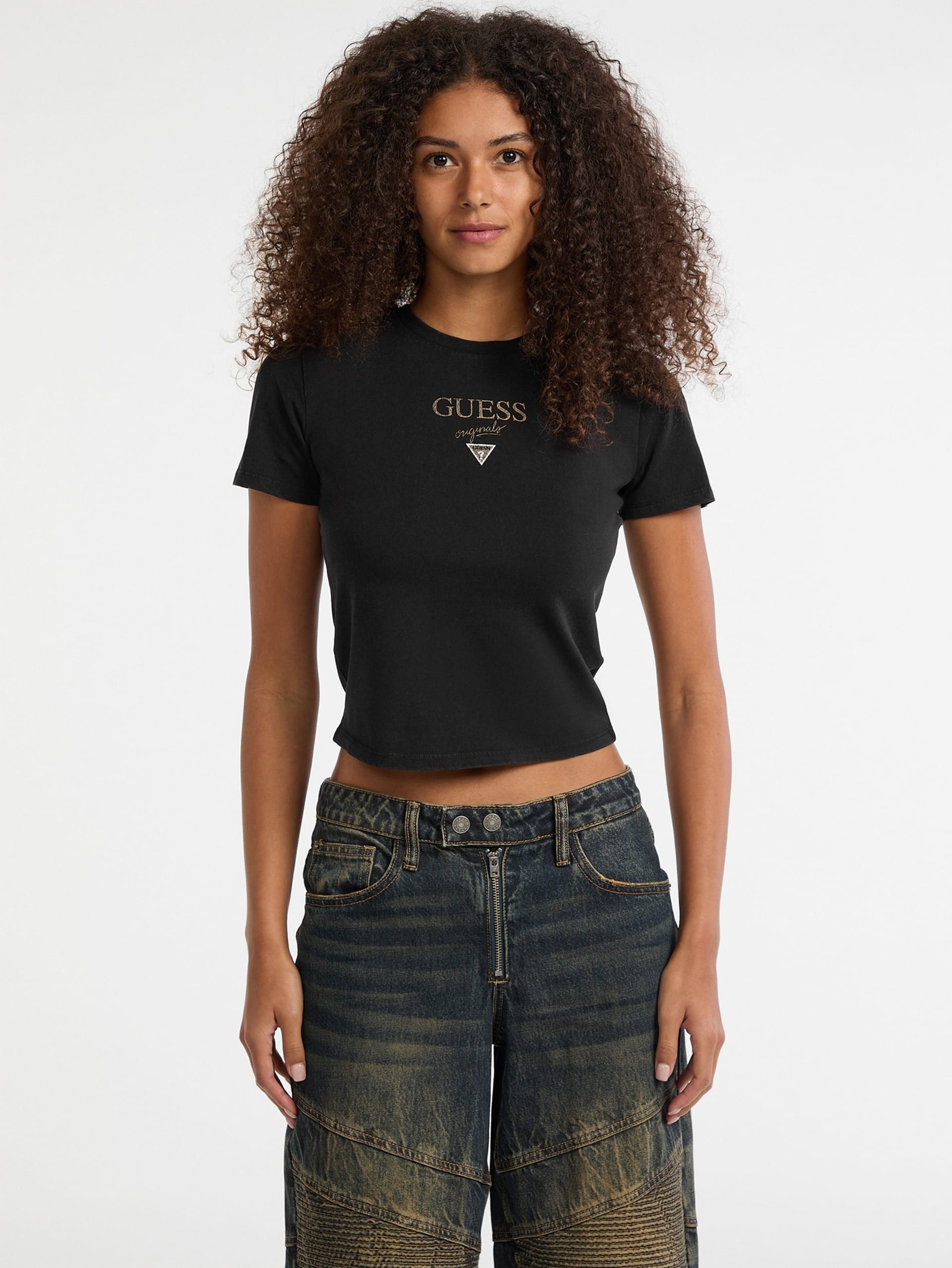 Camiseta infantil GUESS Originals Eco Vintage Baker