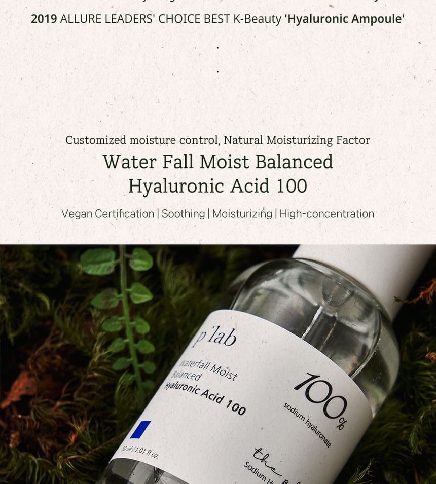 DE PLANTENBASIS - Waterval Moist Balanced Hyaluronzuur 100