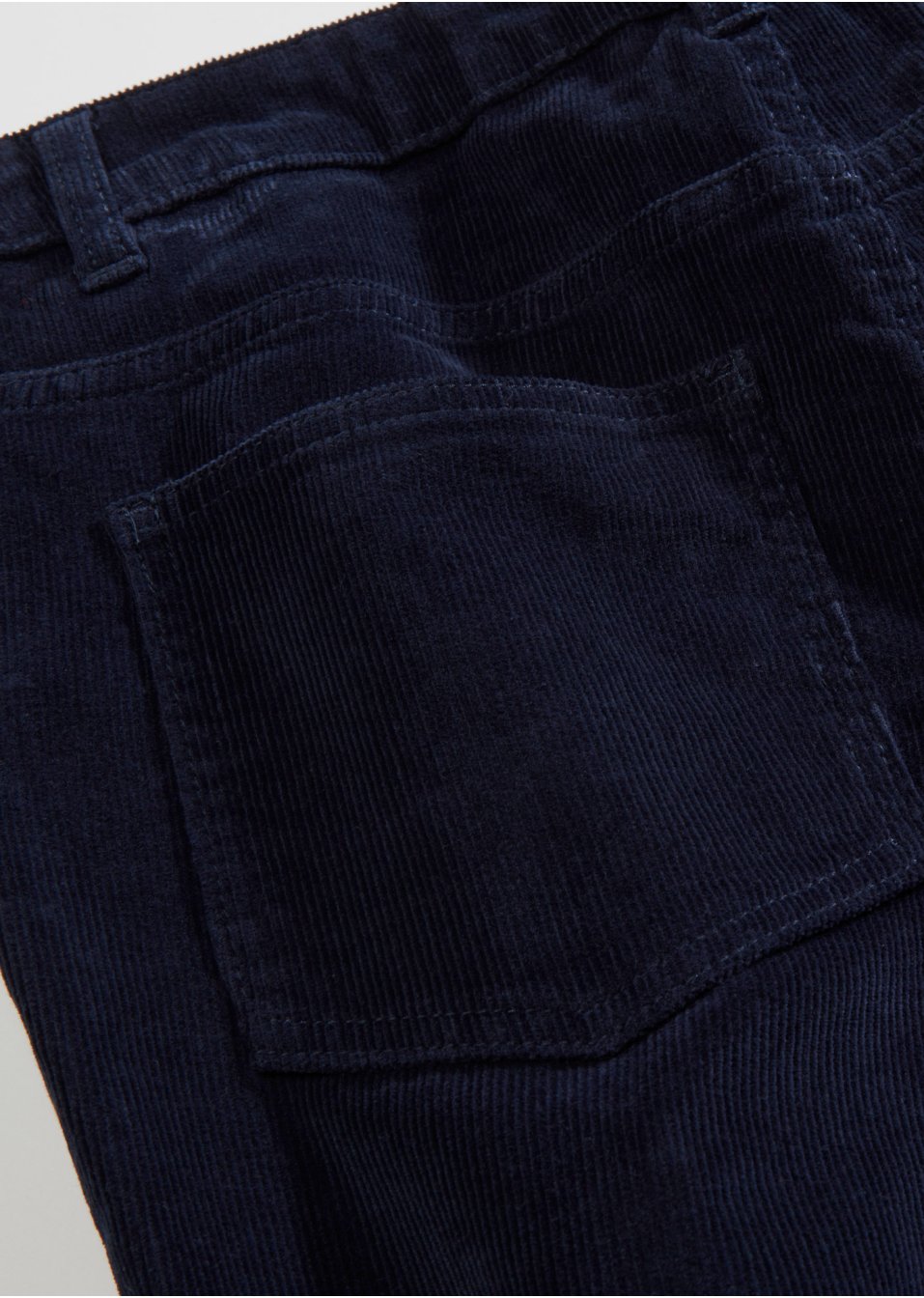 Pantalon stretch en velours côtelé, coupe bootcut