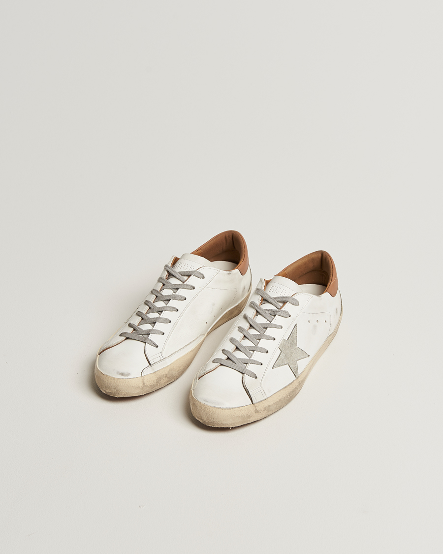 Golden Goose Super-Star Sneakers White/Light Brown