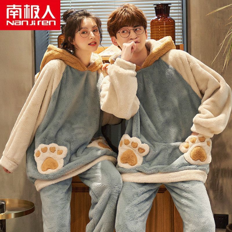 Jeony - Bijpassende fleece pyjamaset voor koppels