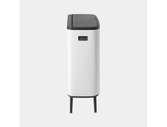 BRABANTIA - Poubelle Touch Bo Touch Bin Hi, 2 x 30L - Blanche