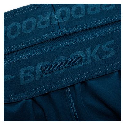 Short Brooks Chaser 5inch Bleu Femme