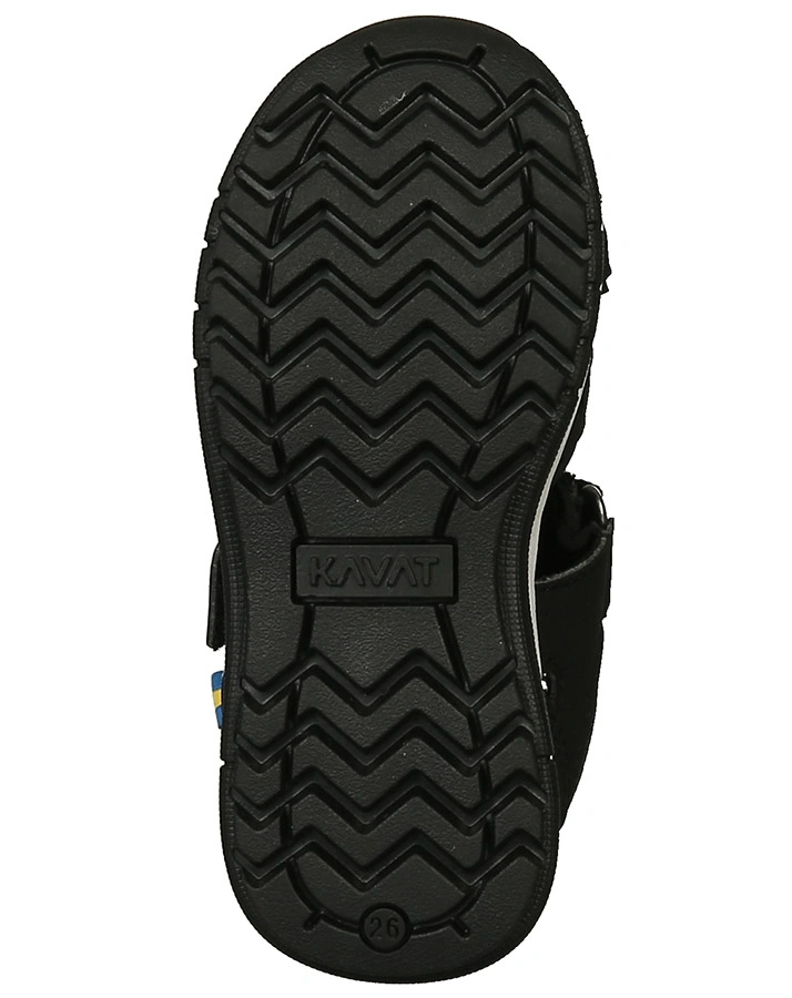 Klett-Sandalen TOBO TX  SPORTY mit Zehenschutz in schwarz