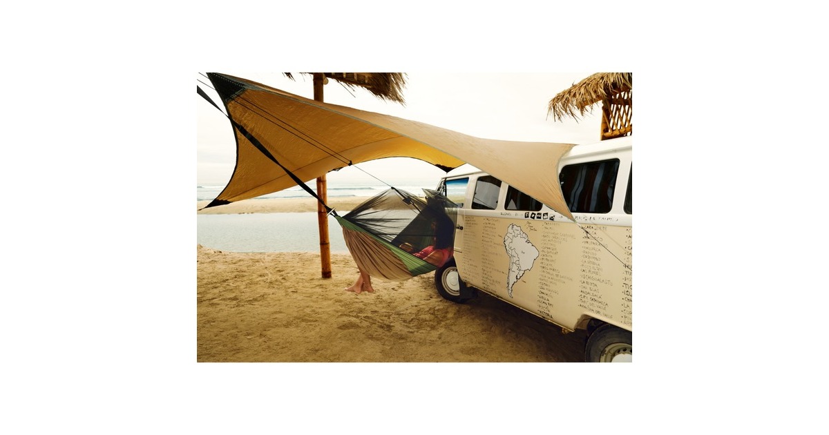 AmazonasUL Adventure Tarp zonnezeil  (Lichtbruin)