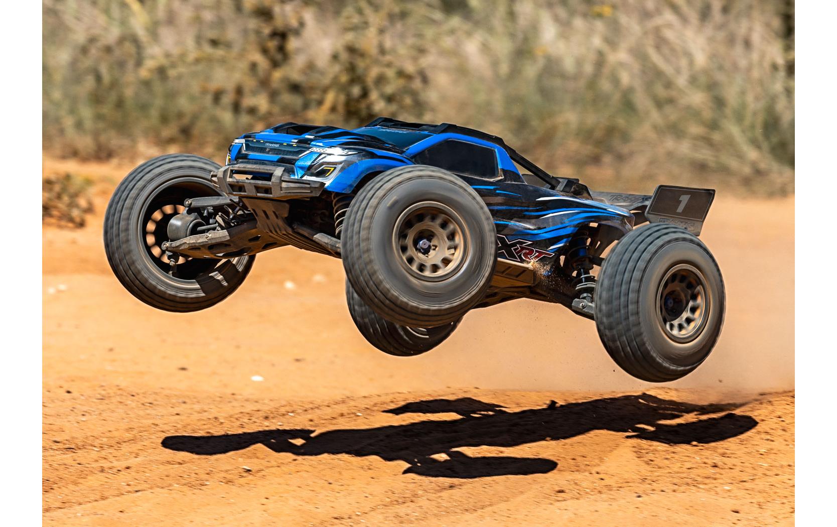 Stadium Truck XRT 8S Blau 1:6, ARTR<br>Brushless Stadium Truck Basher mit tiefem Schwerpunkt