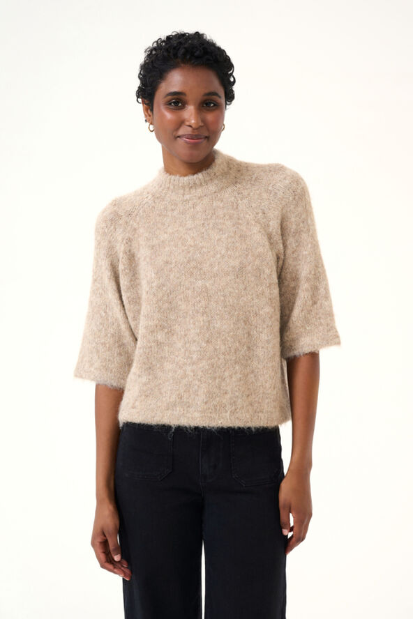 Kaffe KAemilie Knit Pullover Major brown melange