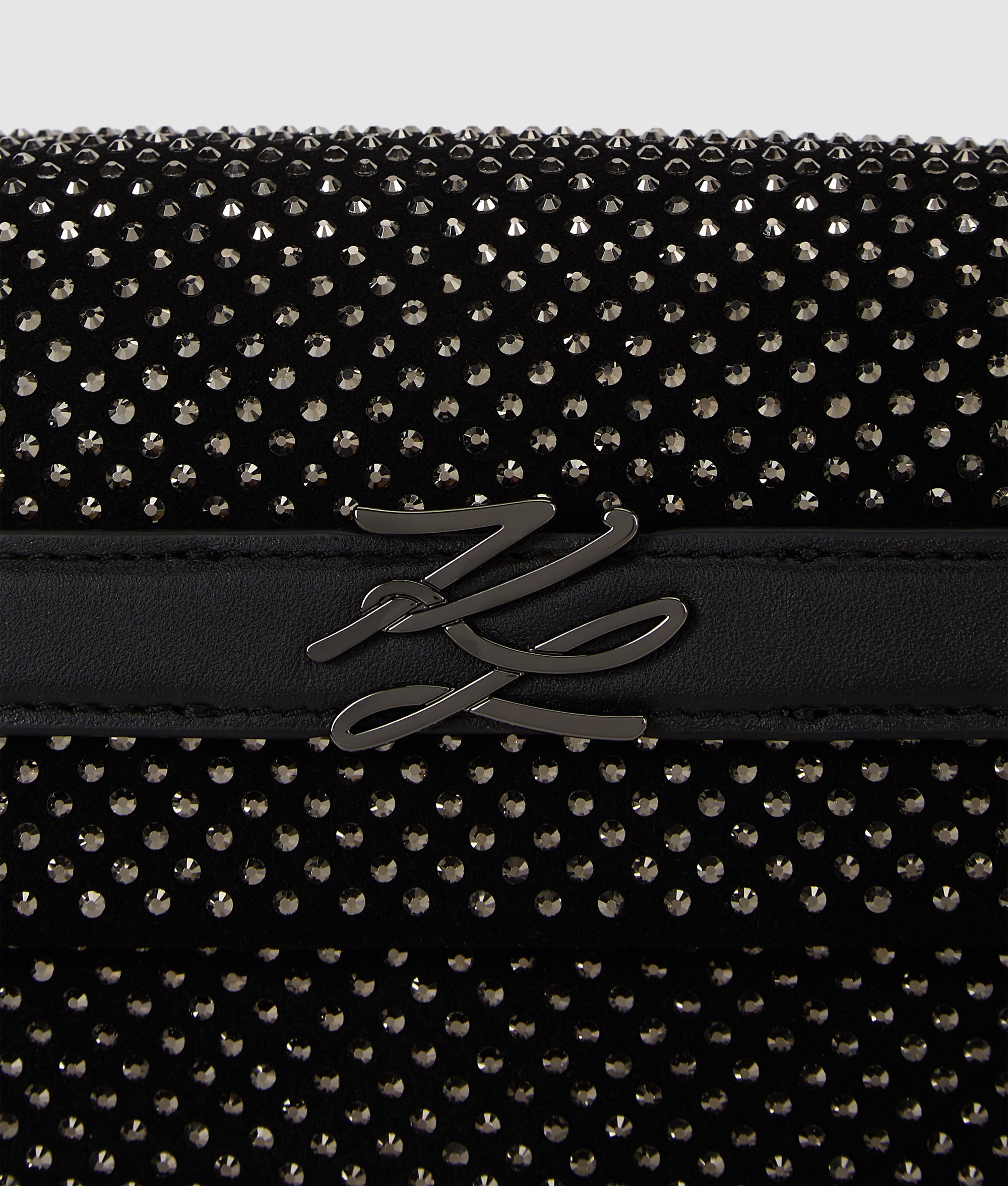 K/Autograph handtas met strass-handvat