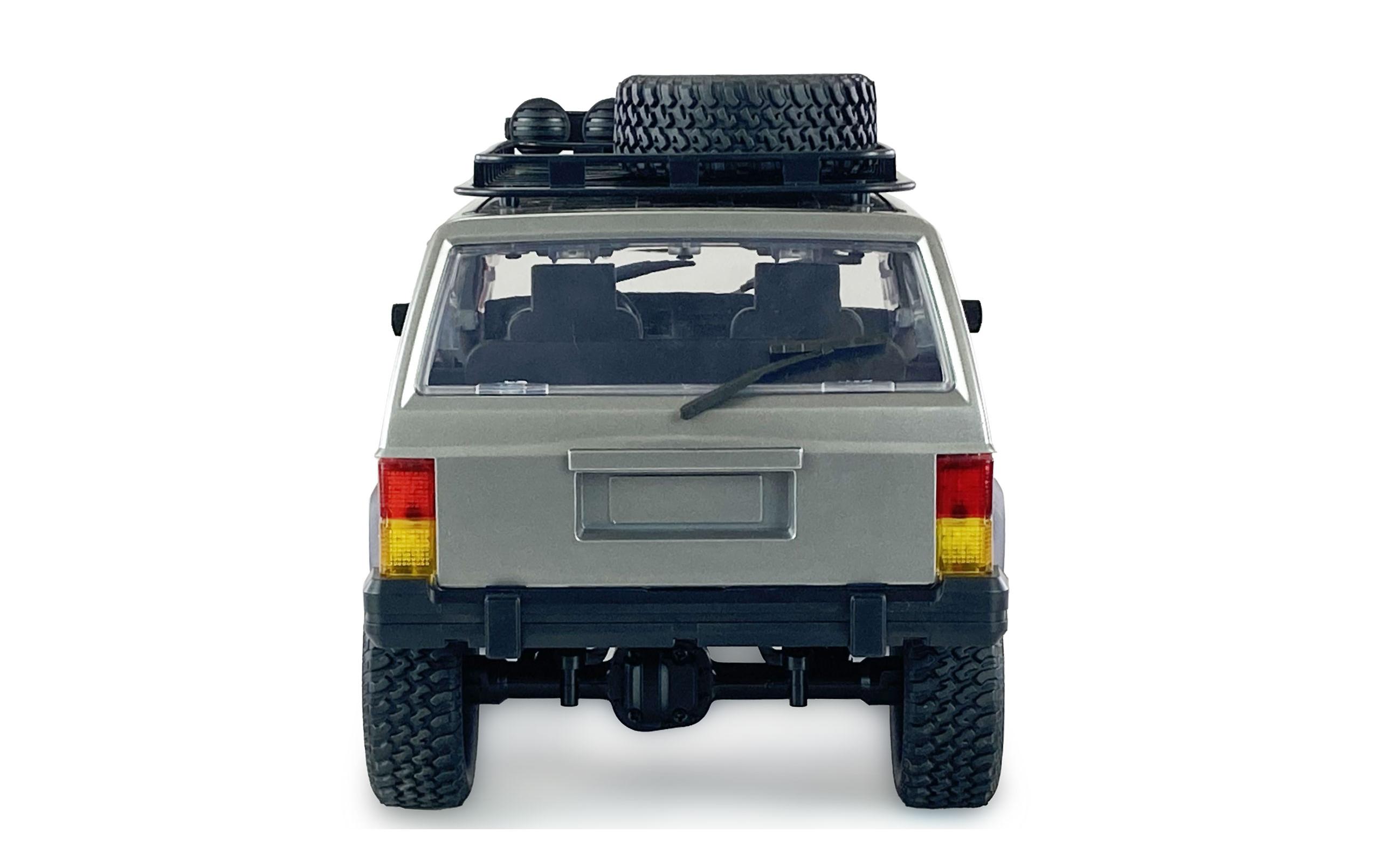 Geländewagen JC-X12 4WD Silber, RTR, 1:12<br>Scale Geländewagen mit 2-Gang Getriebe