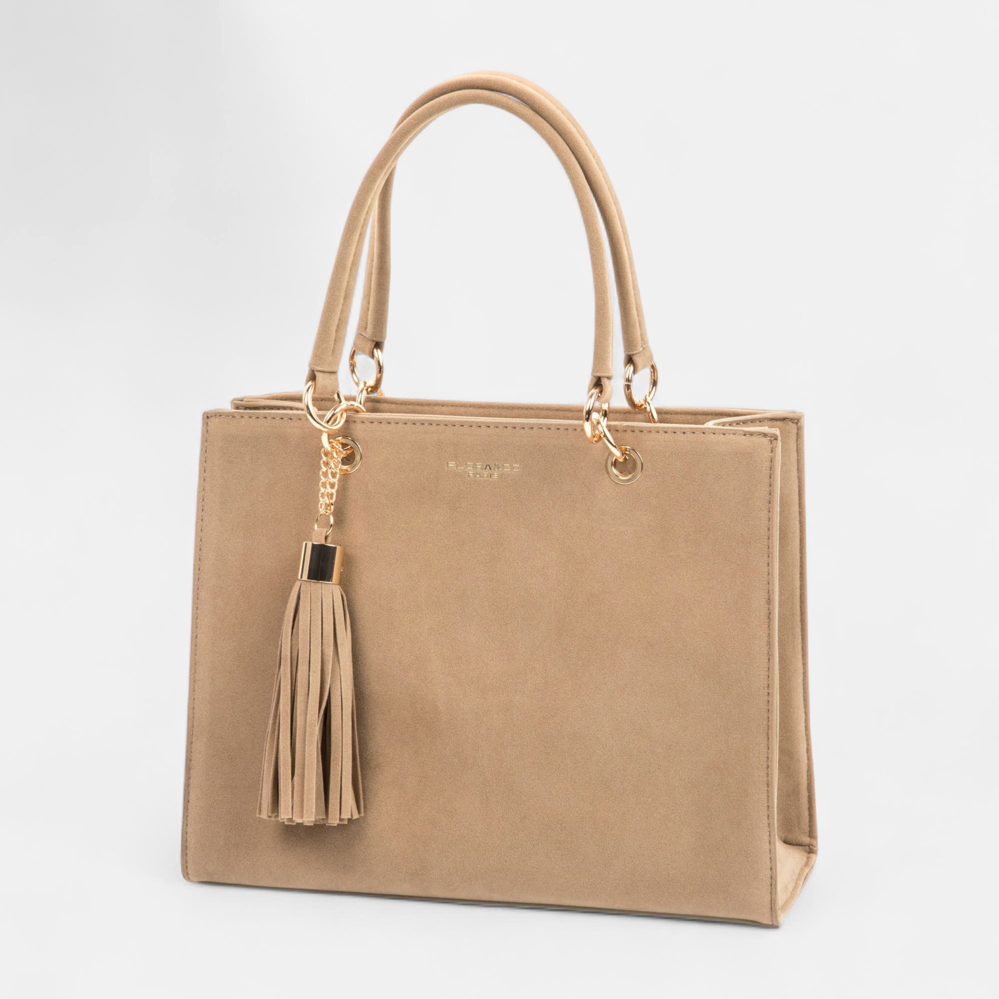 Sac à main beige