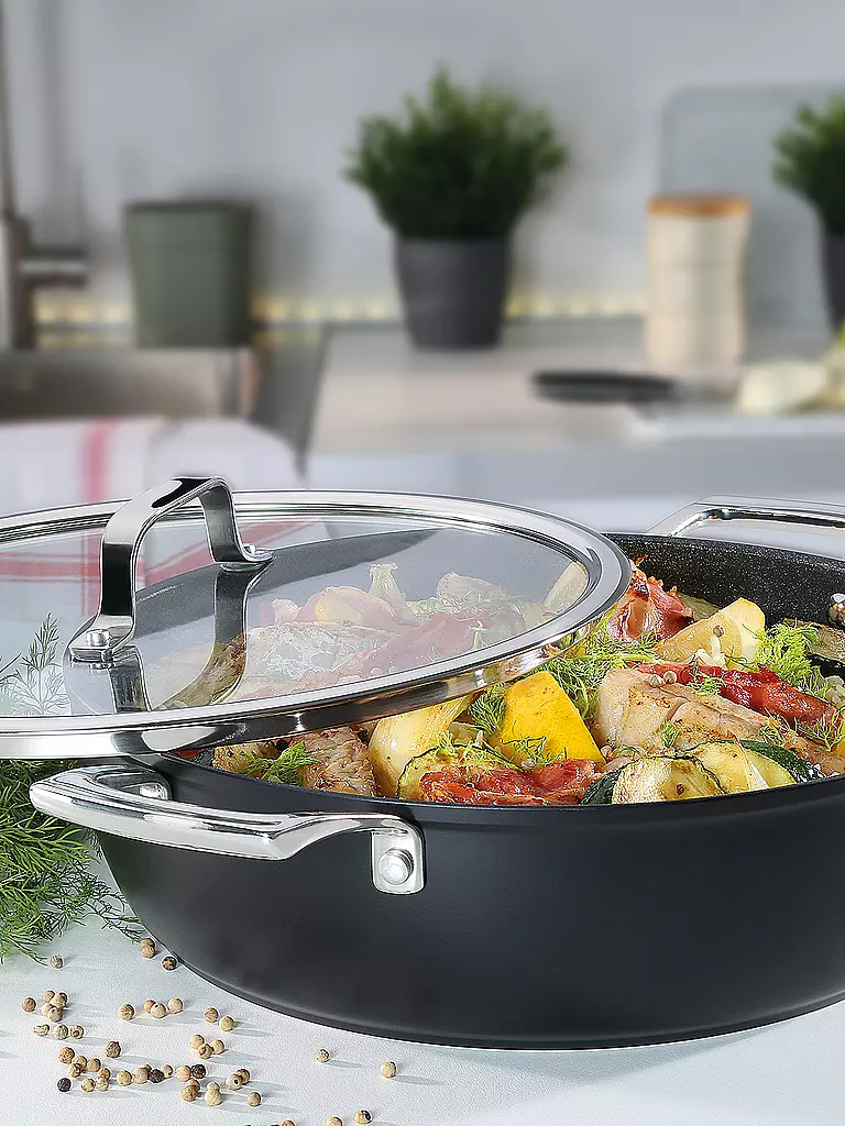 SPRING Gourmettopf MERIDIAN Intense Pro 28cm / 4l Antihaft schwarz