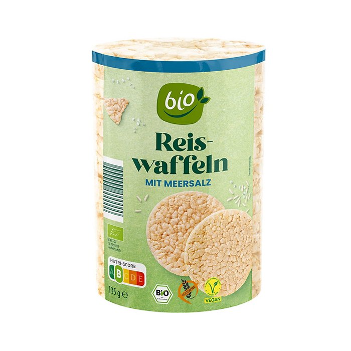 GUT BIO Bio-Reiswaffeln 135 g, mit Salz
