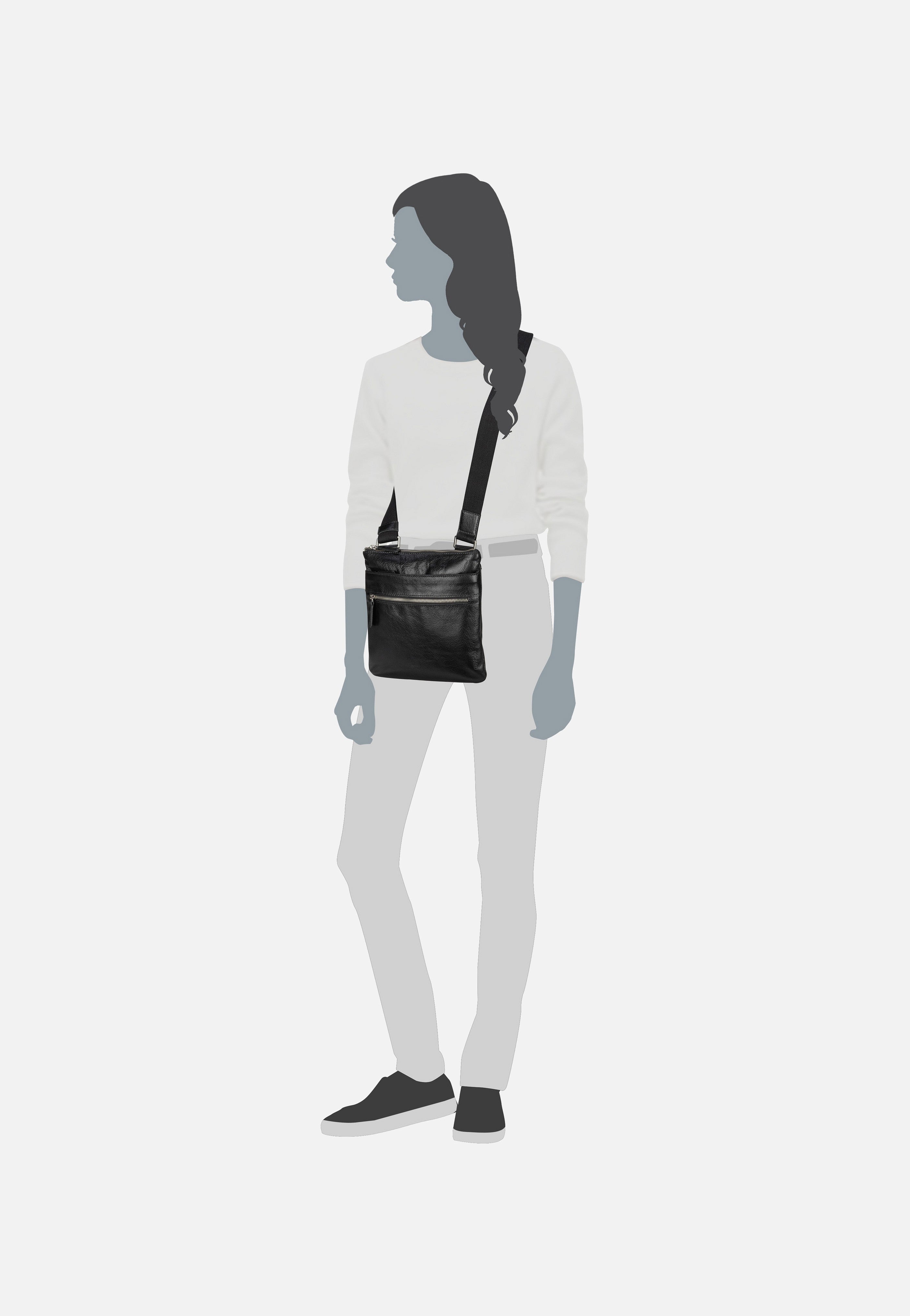 Buddy 4016 Schwarz - Beuteltasche