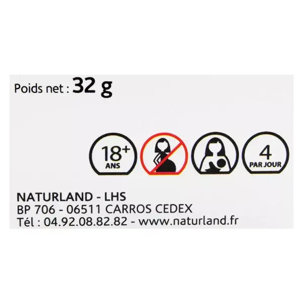 Naturland Cherry Stalk 75 cápsulas vegetais