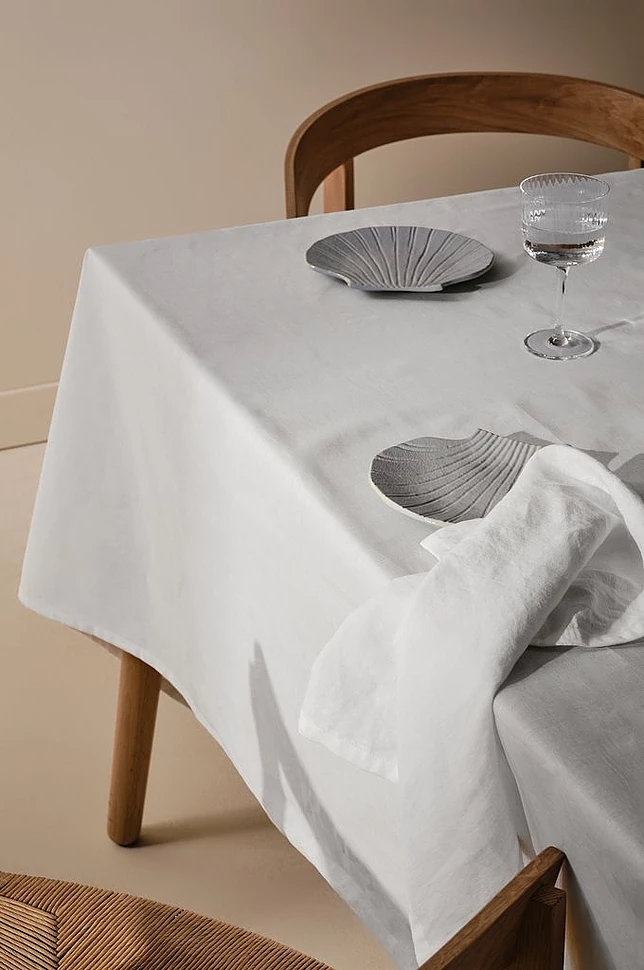 LENA avtørkbar duk i linmiks