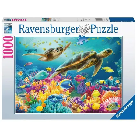 Ravensburger Puzzle - Blaue Unterwasserwelt, 1000 Teile