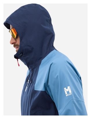 Veste Imperméable Millet Fitz Roy Bleu Homme