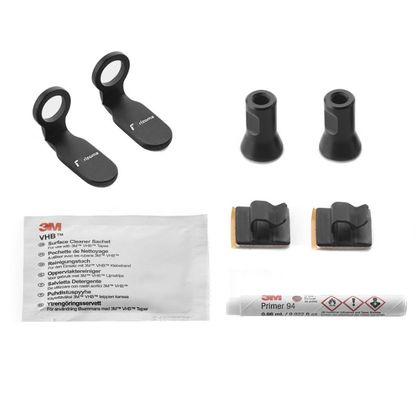 Support Clignotant Rizoma avant pour clignotant light unit - Noir