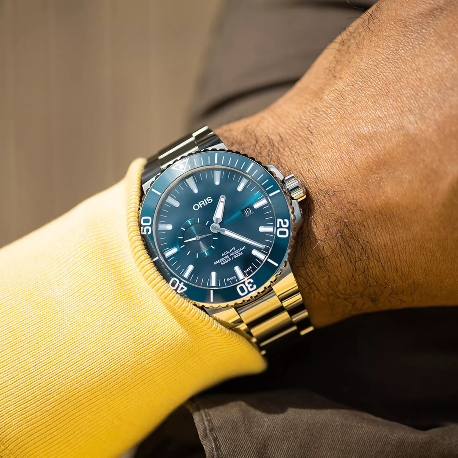 ORIS Aquis Small Second 01-743-7733-4155-07-8-24-05PEB