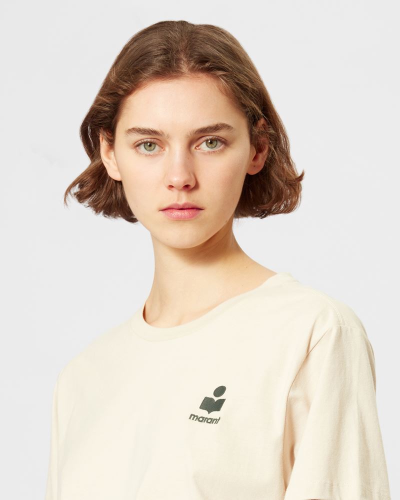 T-SHIRT LOGO EN COTON ABY