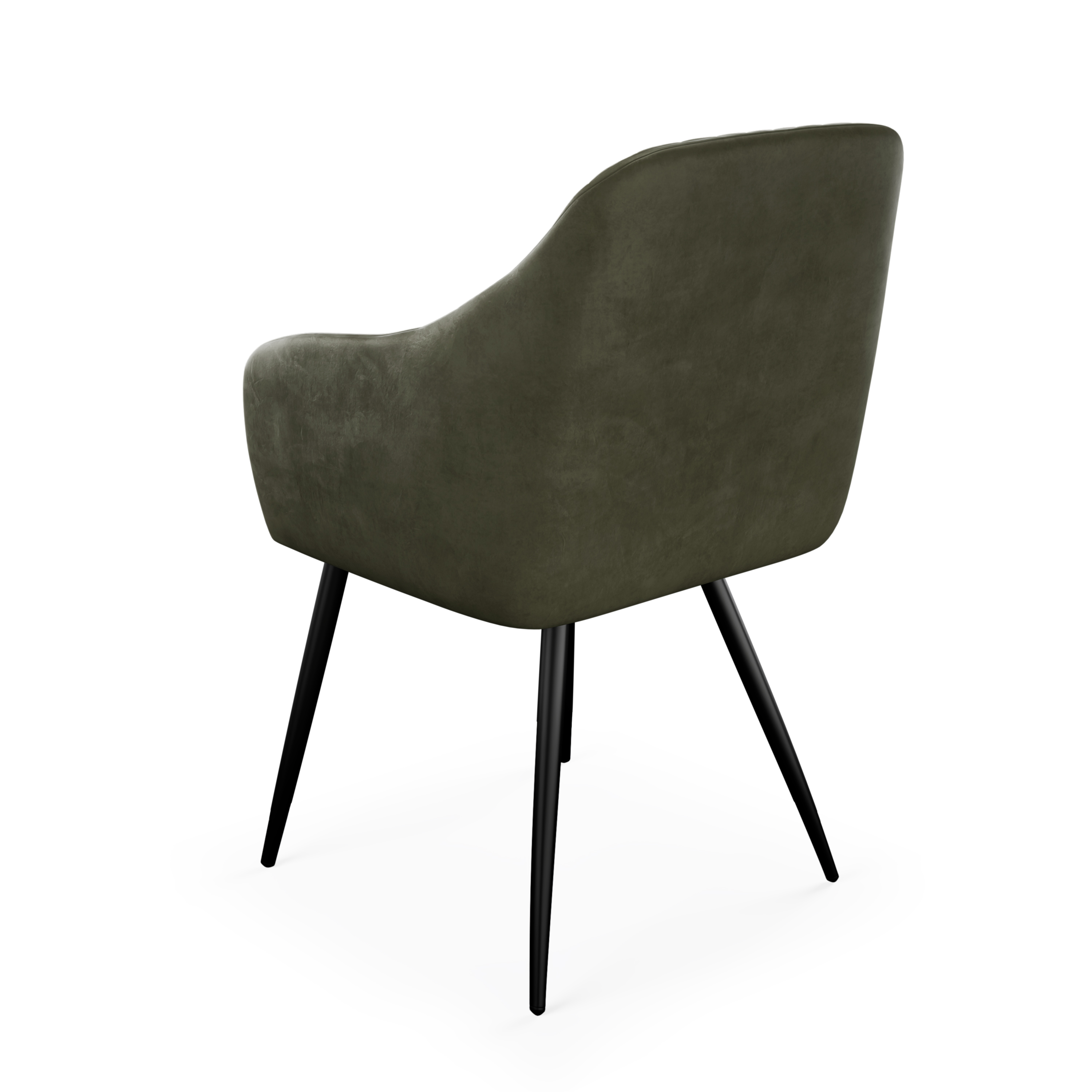 Esszimmerstuhl Samt LEE 2er Set olive