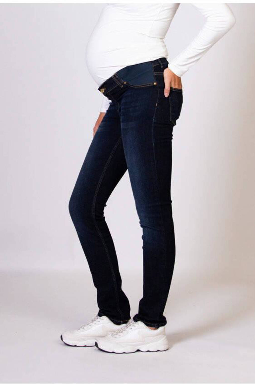LOVE2WAIT low waist zwangerschaps straight leg jeans darl wash
