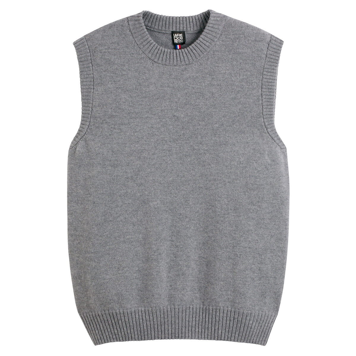 COLEÇÕES LA REDOUTE<br>Suéter de lã e cashmere, fabricado na França