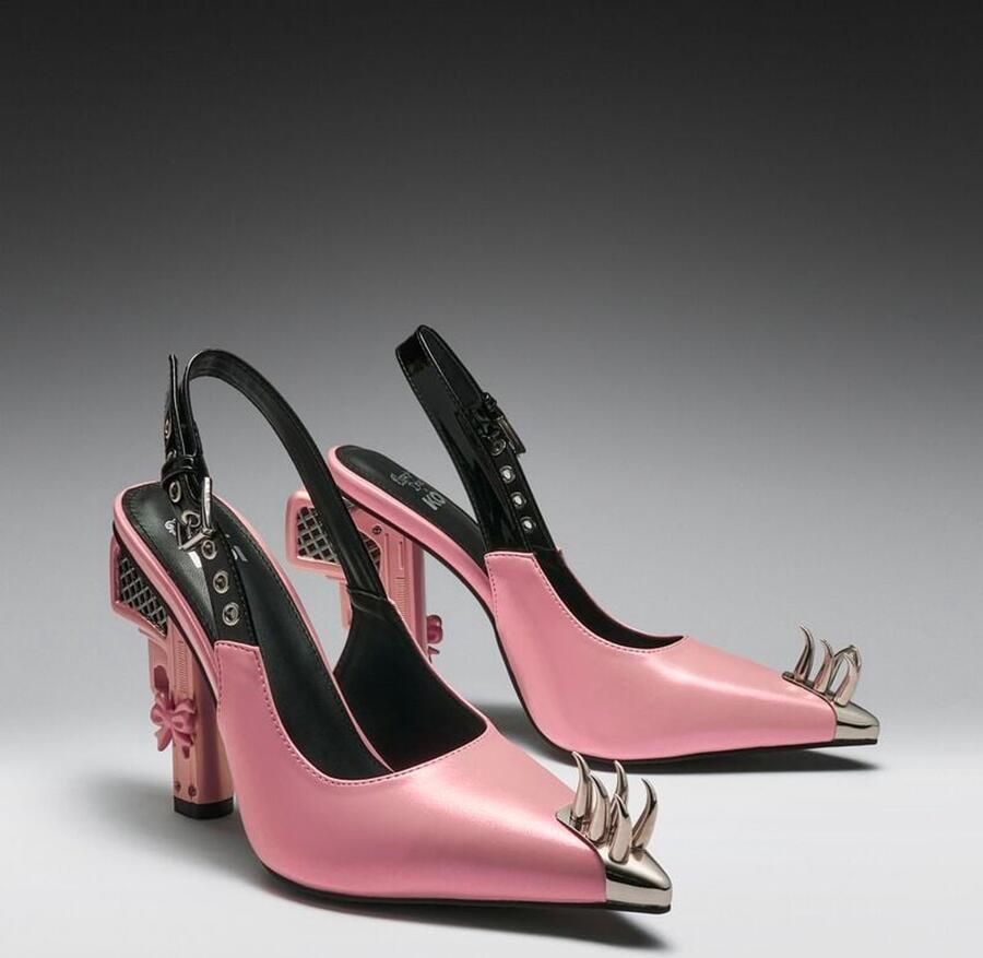 Koi TITLE Revenge Pump Gun Heels Hoge hak roze Polyurethaan