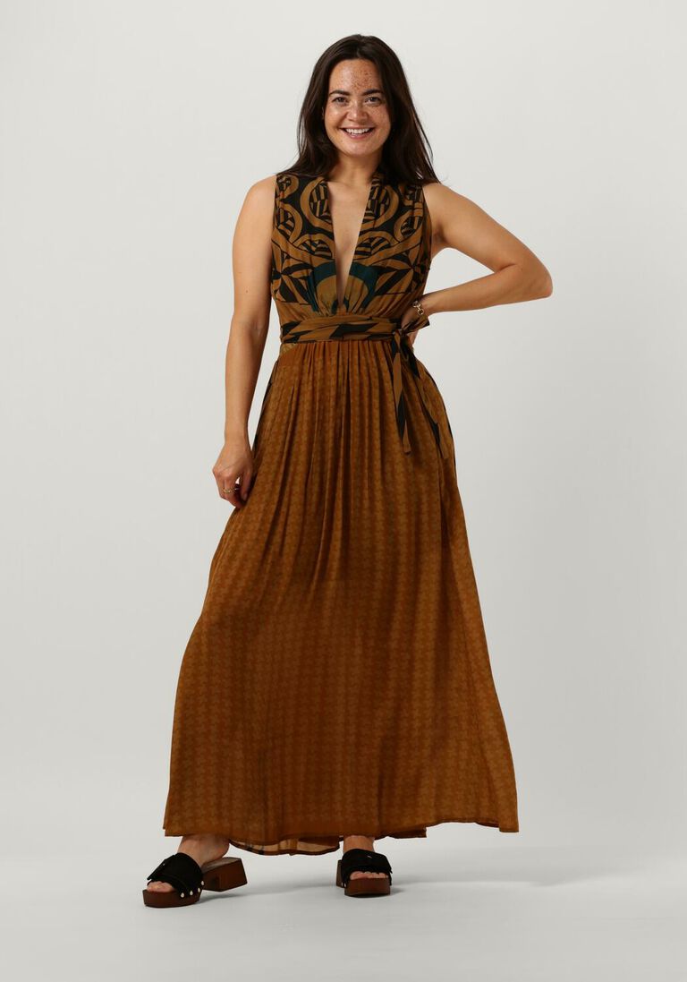 MES DEMOISELLES roest mes demoiselles maxi jurk muse