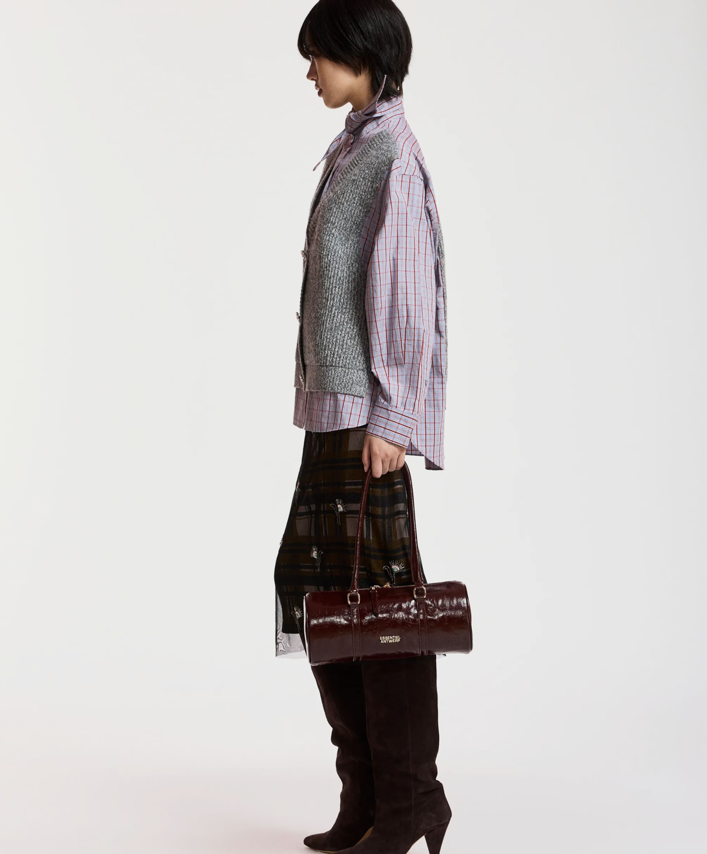 Essentiel Antwerp Dames blouse grijs