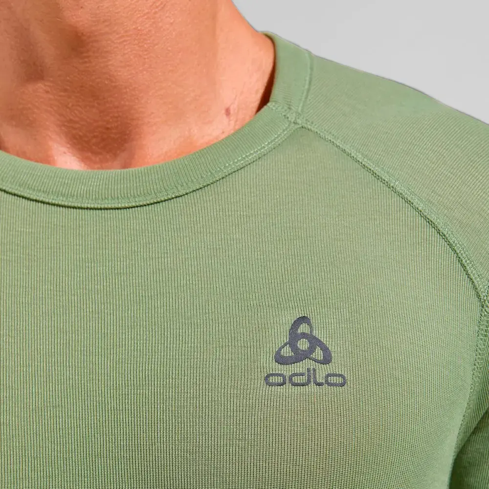 Odlo SUW Active Warm Thermoshirt Lange Mouwen 2Pack Zwart/Groen Heren