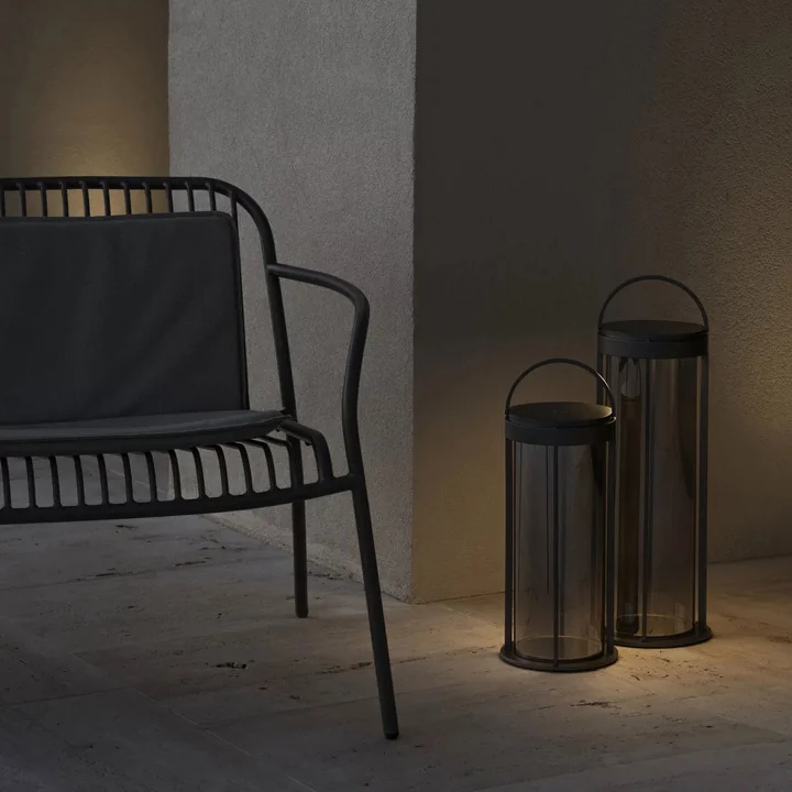 Blomus - Yua Outdoor Sitzauflage, 46 x 75 cm, melange gray