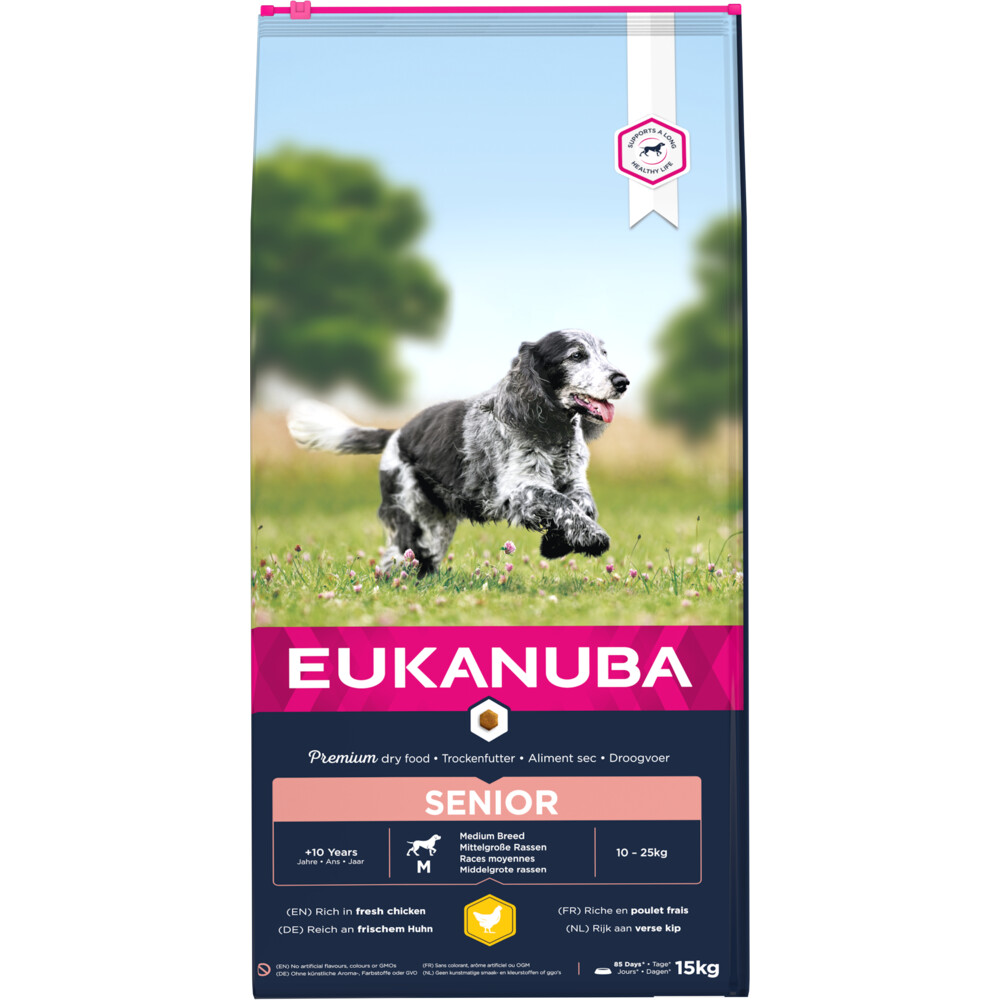 Eukanuba Dog SeniorMedium Chicken15 kg