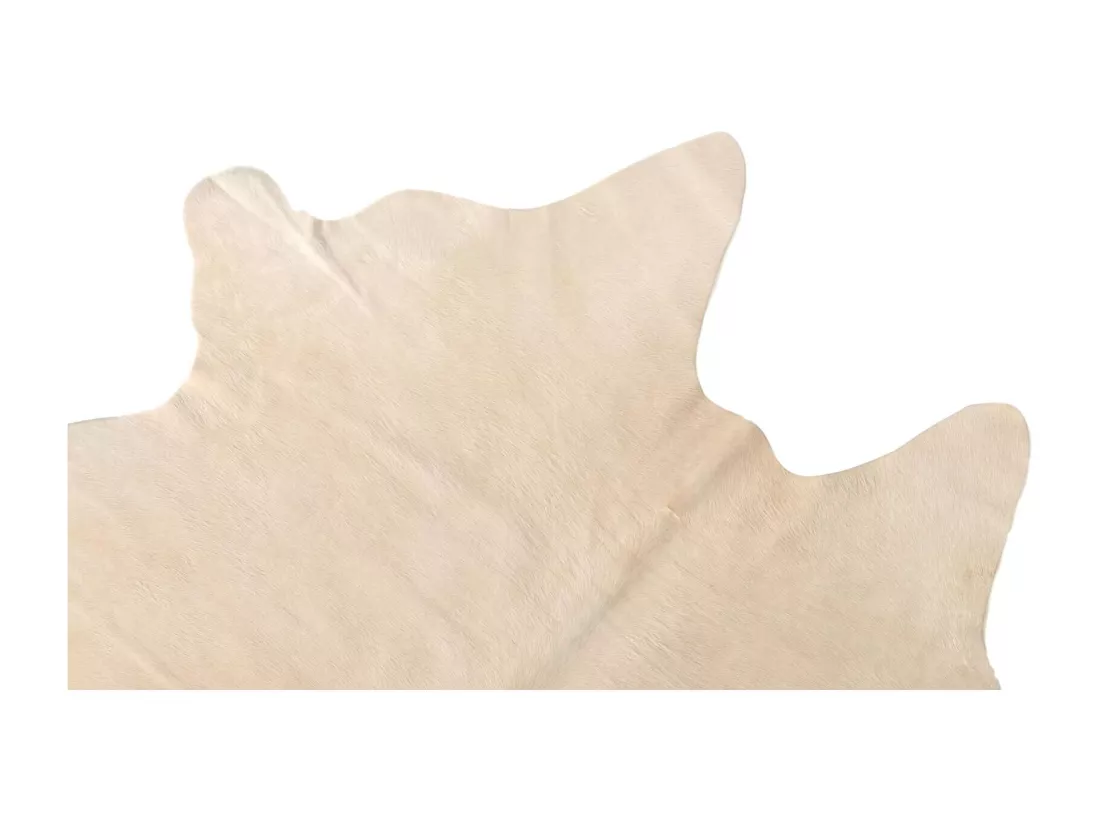 Tapis Authentique en Peau de Vache Tons Neutres et Doux