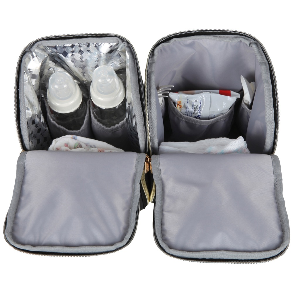 Play Wickeltasche Rucksack Grau