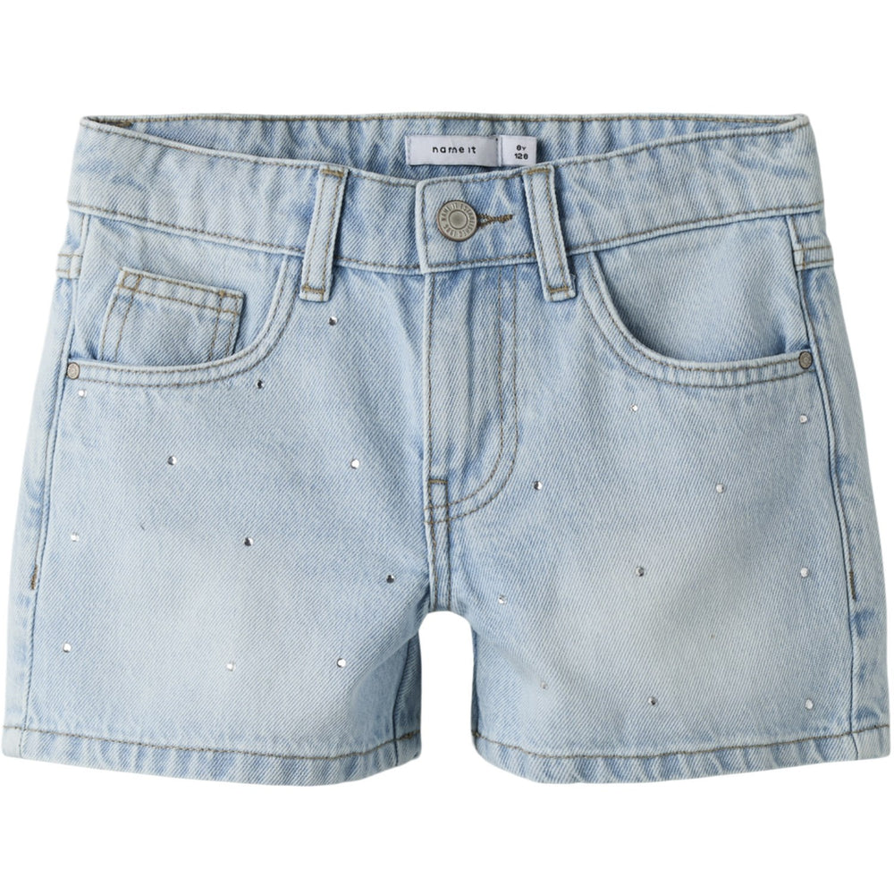 Køb Name It Light Blue Denim Nkfrose Rhine Dnm Shorts 6042-Ac Noos