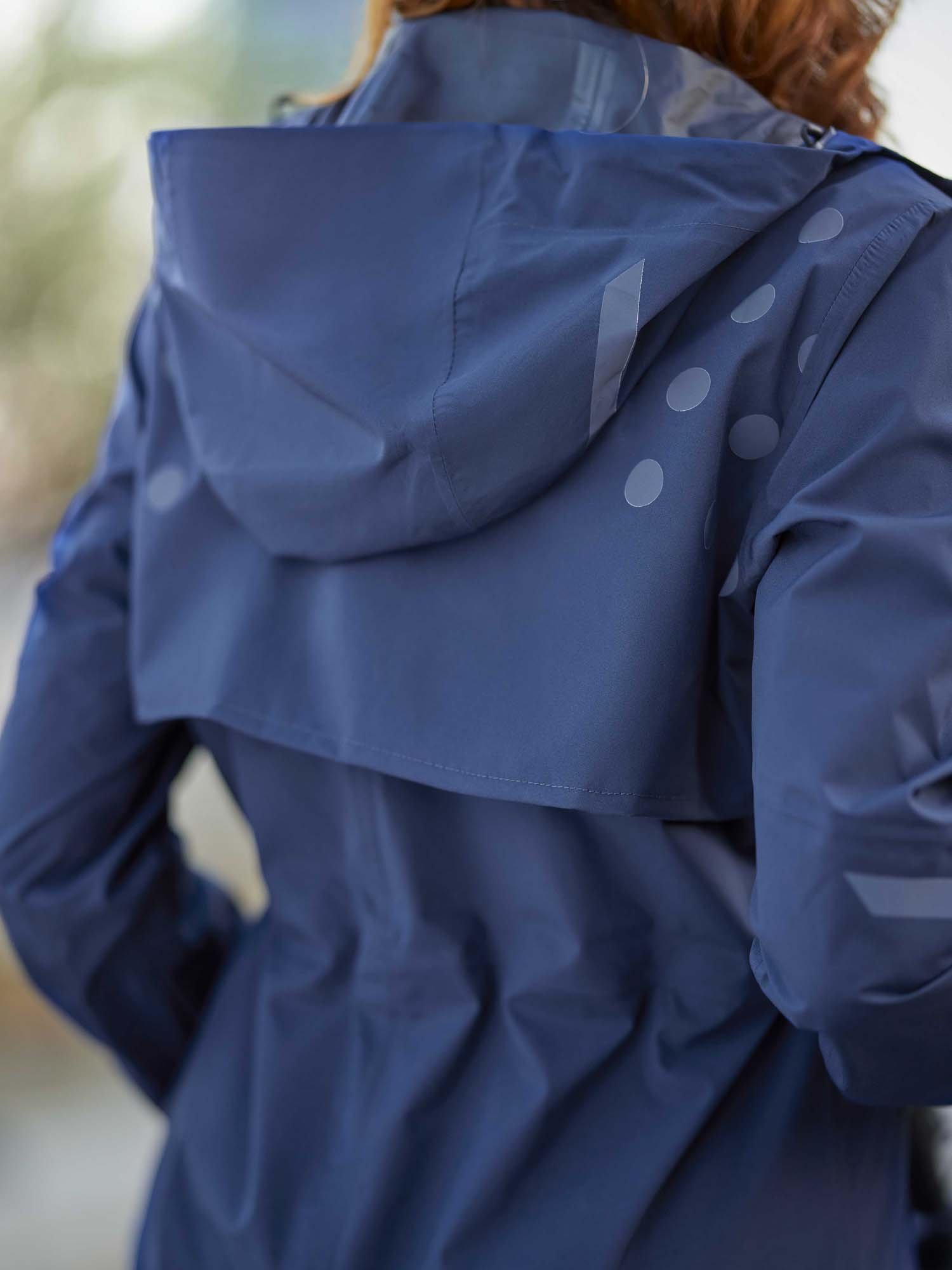 Veste Longue Femme Imperméable Bleu