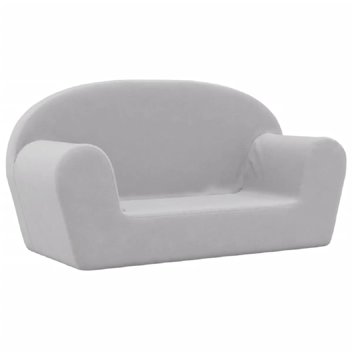 vidaXL Canapé Enfants - Gris clair