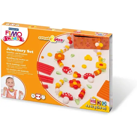 STAEDTLER® FIMO® kids Modelliermasse create&play Jewellery Set Flower